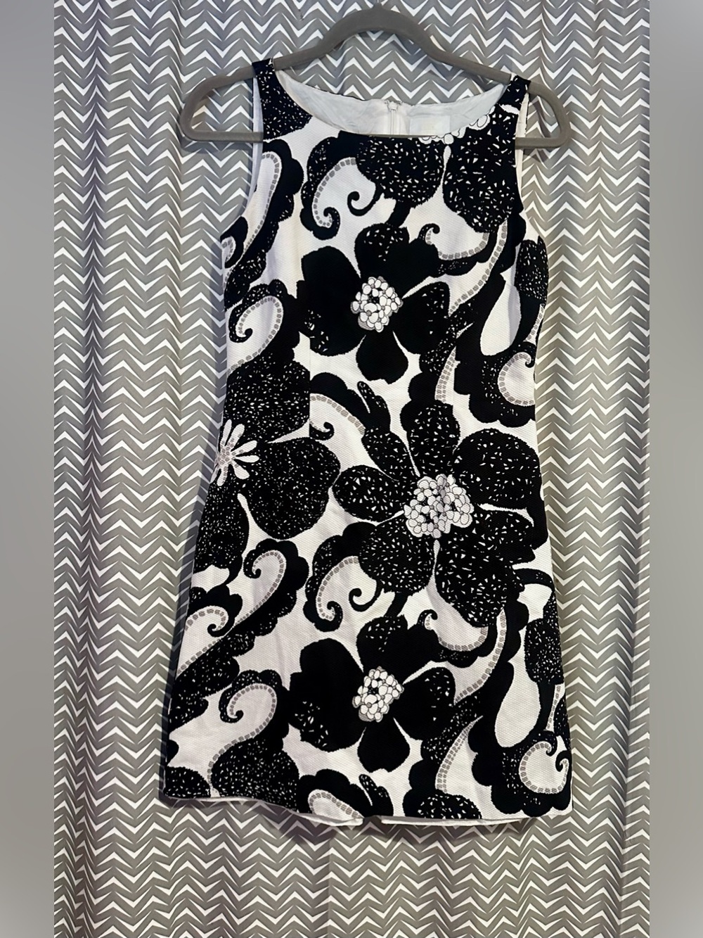Vintage Anna Sui for Anthropologie | Cotton Pique Shift Dress, size 4